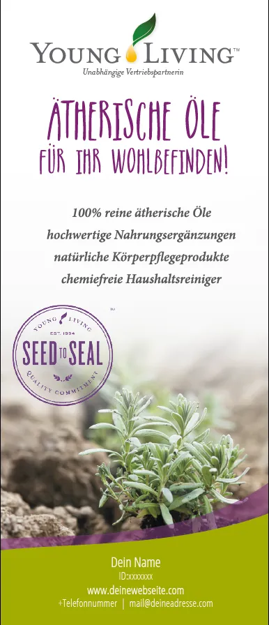 YL Roll Up, 85x200cm, mit persönlichen Daten, inkl. Tragetasche und Versand